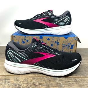 Brooks Ghost 14 Women’s Running Shoes, Black Pink — Women’s Size 10